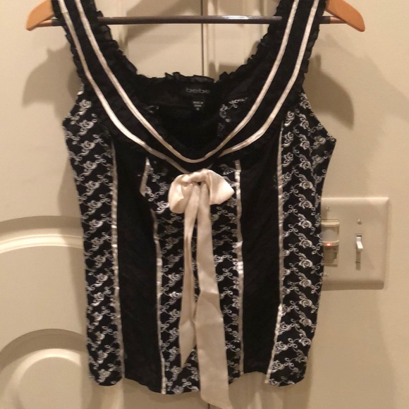 Bebe Dress Tank Top with Bow - Picture 2 of 4